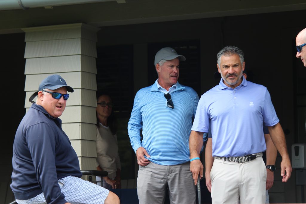 Tournament foursome at the FOCUS Golf Classic